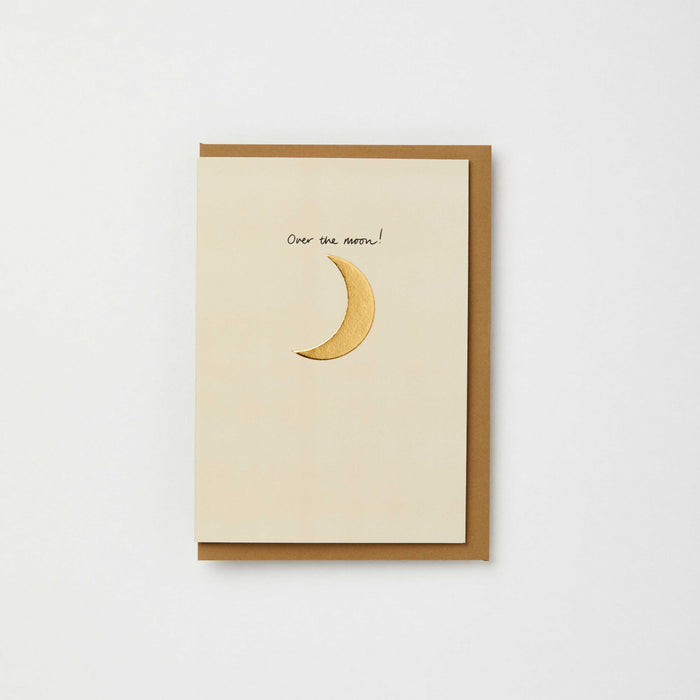 Grußkarte - Over the moon!