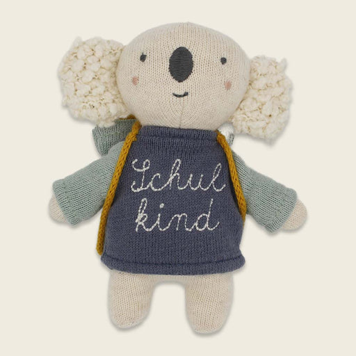 Ava & Yves Koala Schulkind mit Schulranzen und Shirt