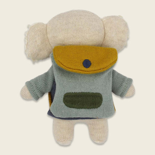 Ava & Yves Koala Schulkind mit Schulranzen und Shirt