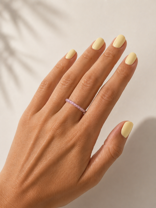 Glasperlenring Neon