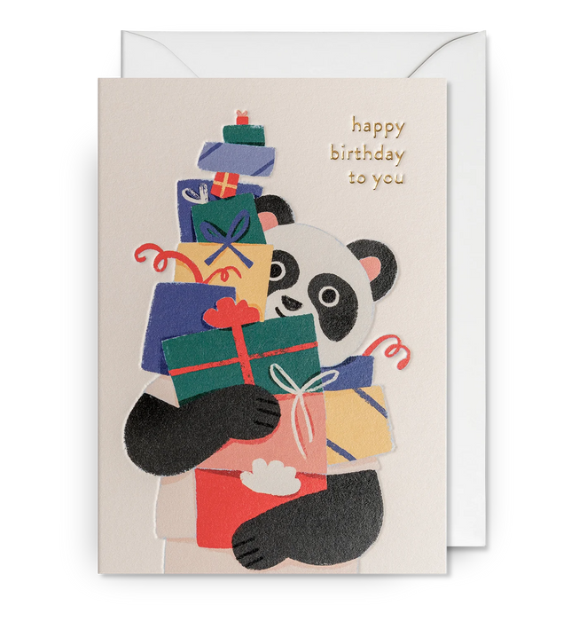 Grußkarte - Happy Birthday to you Panda (Elena Compte)