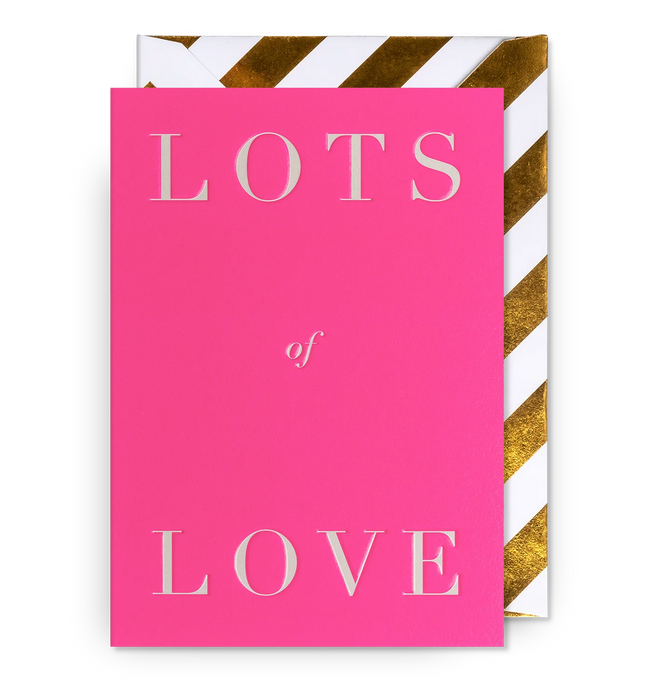 Grußkarte - Lot's of Love by POSTCO