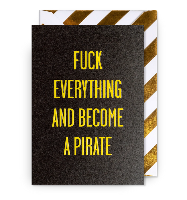 Grußkarte - Fuck Everything