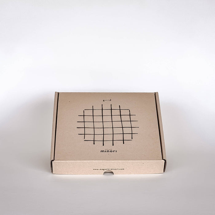 Teller klein Grid - Tramonto Red