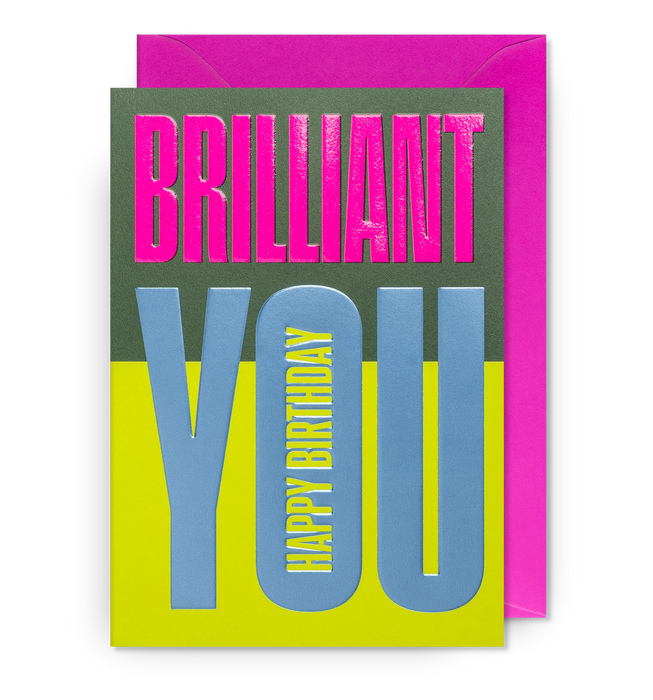 Grußkarte - Brilliant You MISO