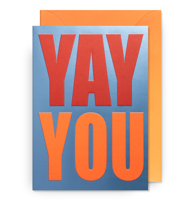 Grußkarte - Yay You