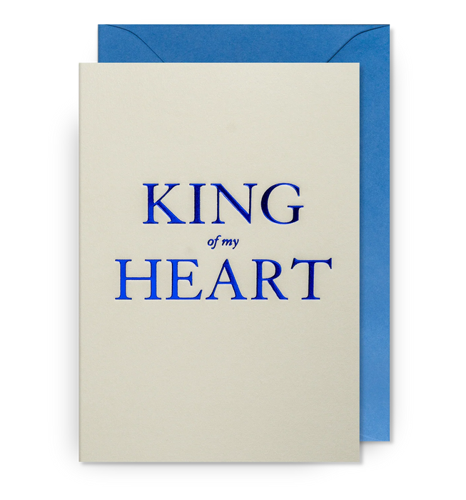 Grußkarte - King of my Heart