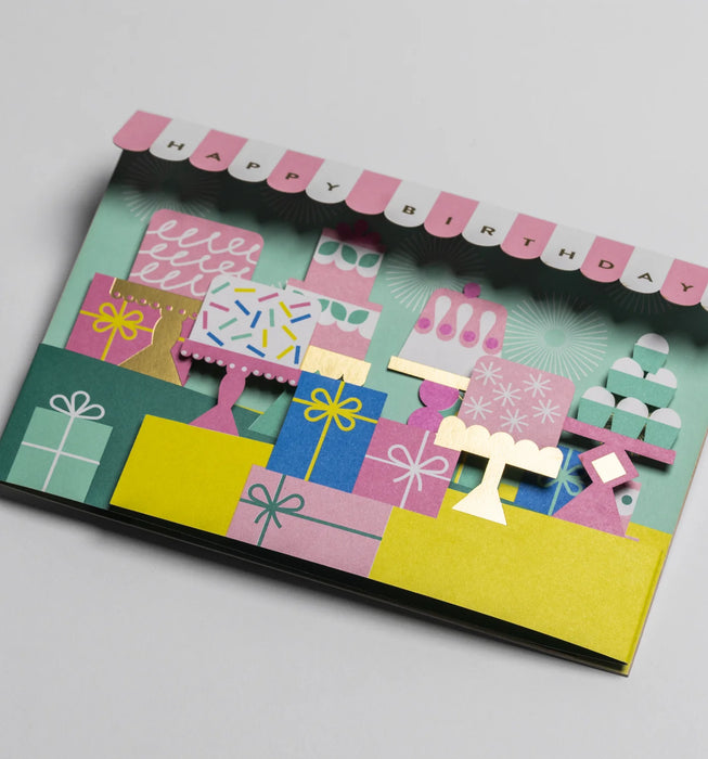 Grußkarte - Birthday Bakeshop Pop-Up