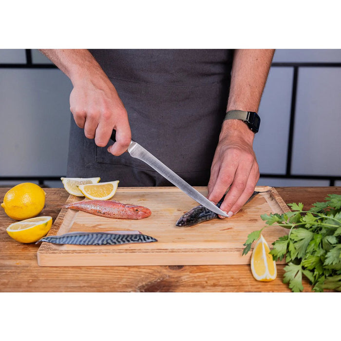 KOTAI kitchen - Das Komplettset: 6 Messer (Schälmesser + Santoku + Gyuto + Filetiermesser + Brotmesser + Hackbeil)