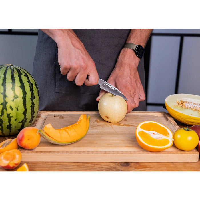 KOTAI kitchen - Das Komplettset: 6 Messer (Schälmesser + Santoku + Gyuto + Filetiermesser + Brotmesser + Hackbeil)