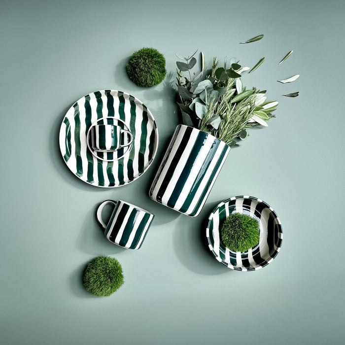 Schale Stripes - gentle green