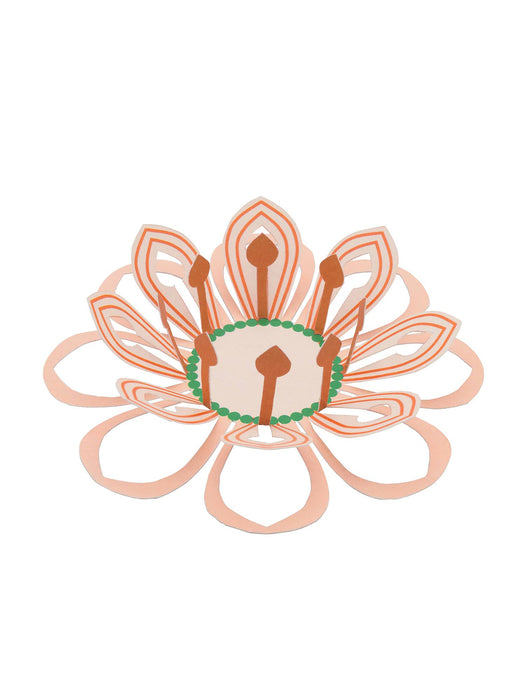 MAGIC aufklappbare Blume - festliche Grußkarte inkl. Umschlag