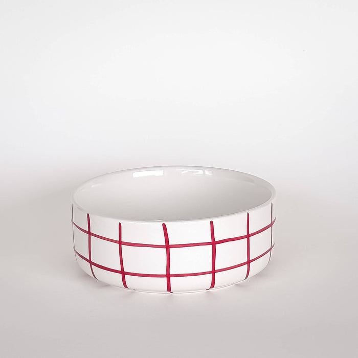 Schale Grid Small- Tramonto Red