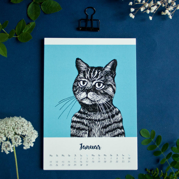 Katzen - Katja Rub Kalender 2027