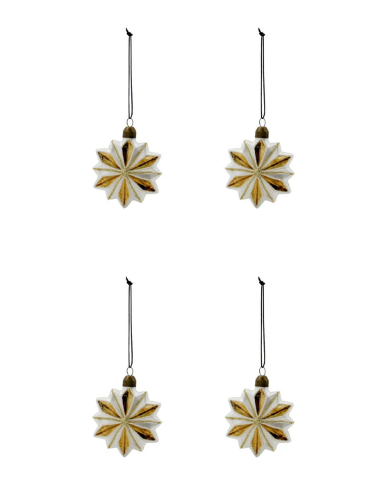 Weihnachtsschmuck HDStella - Gold, Weiß