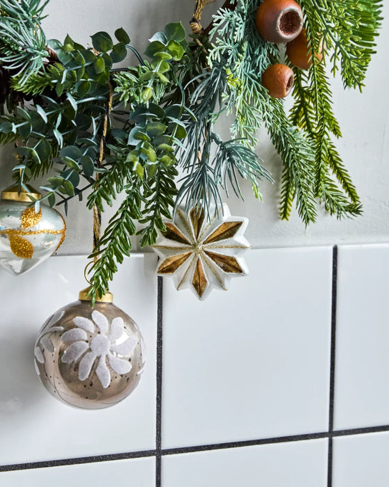 Weihnachtsschmuck HDStella - Gold, Weiß