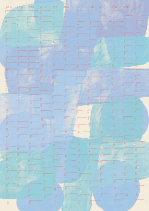 BLUE Wandkalender 2026