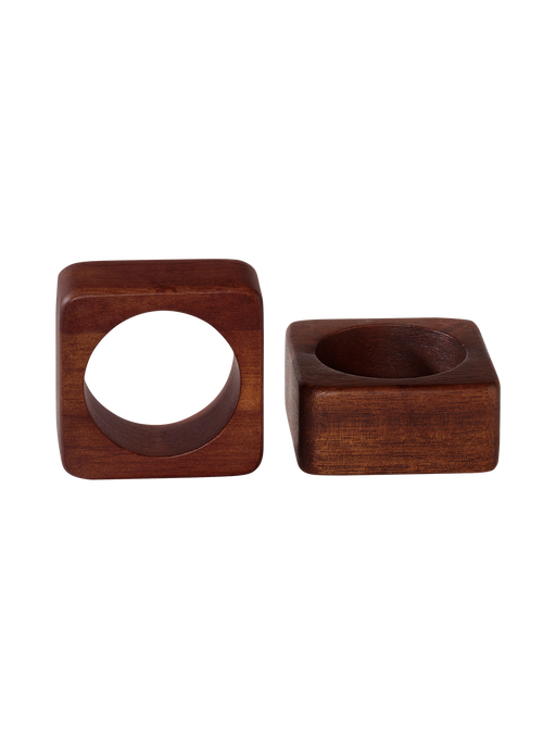 ASA Selection - 2er Set Serviettenringe aus Akazienholz