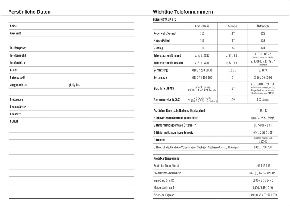 Terminplaner 2027 - A6 Leinen sand