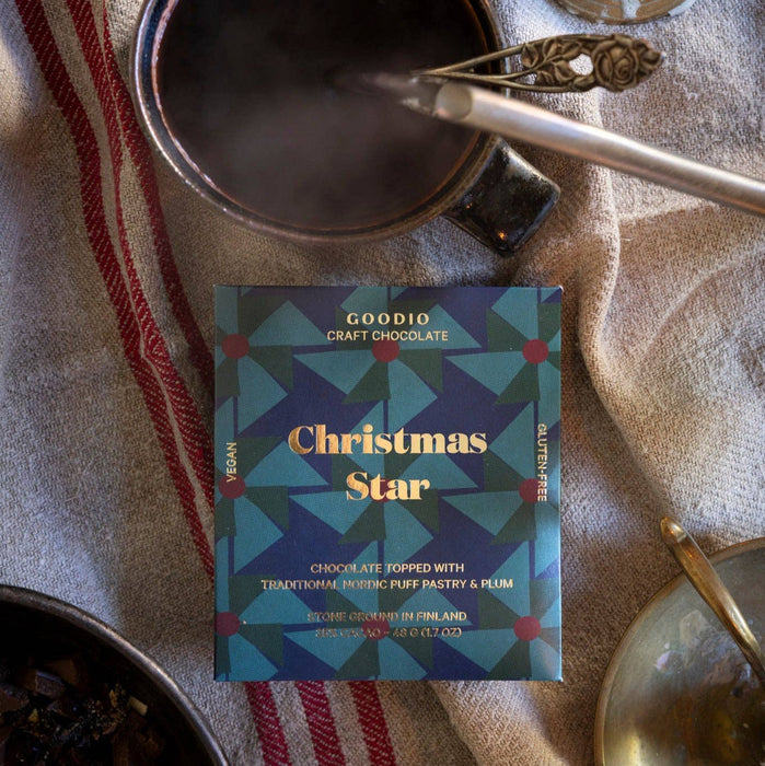 Christmas Star -  Weihnachtsstern Schokolade 35%