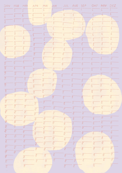 DOTS Wandkalender 2026