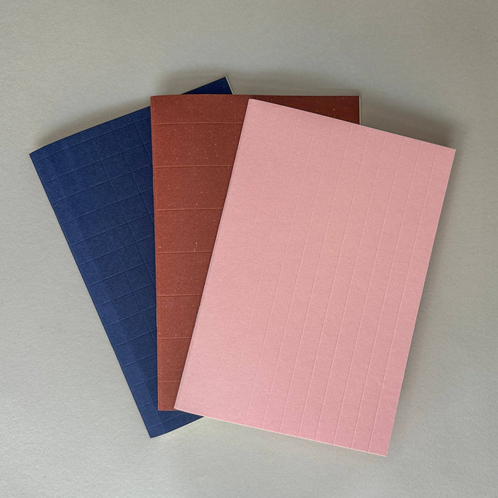 Grid Powdered Pink Notizbuch Premium
