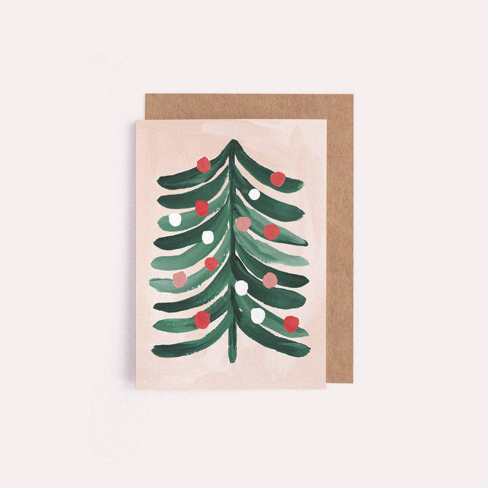 Grußkarte - Baum Mini