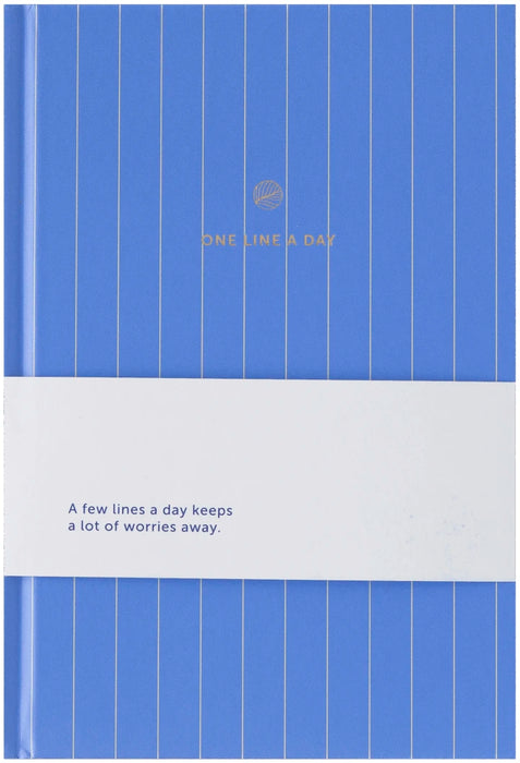 A-Journal A Line a Day - Lavender Stripes