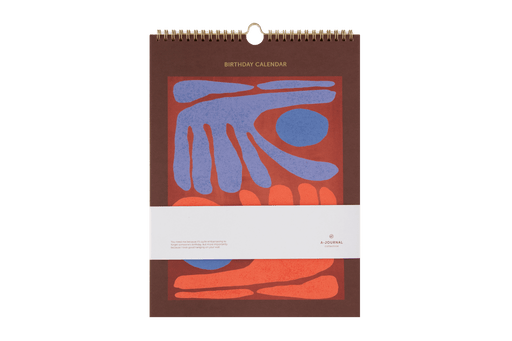 A-Journal Stationery Birthday Calendar Arty 2.0