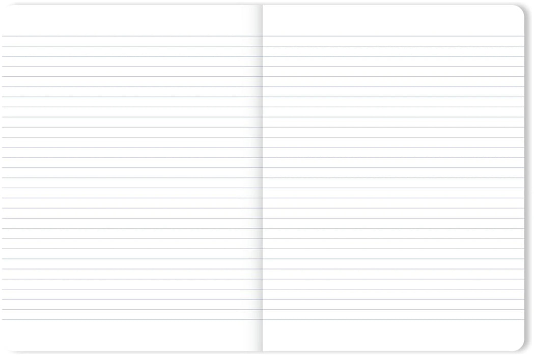 A-Journal A6 Notebook - Green Stripes