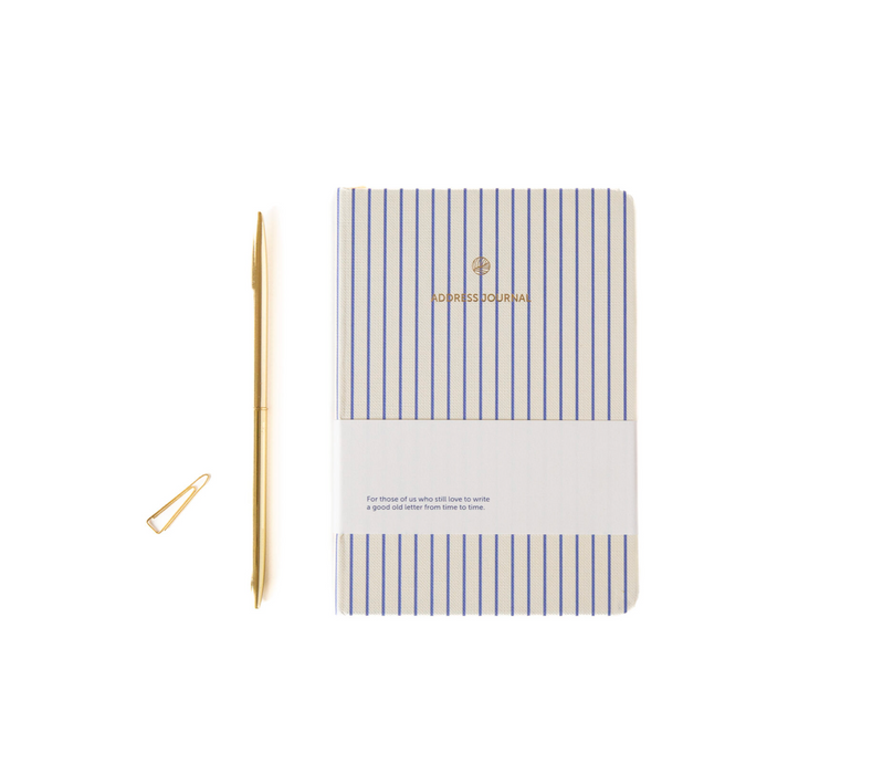 A-Journal Address Book - Stripes