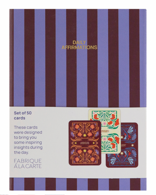 A-Journal Daily Affirmation Kartenset Stripes