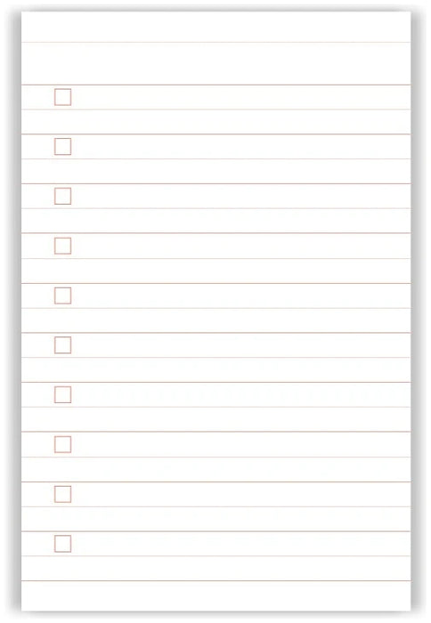 Notizblock Everyday Lists - Notepad