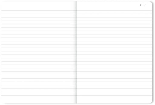 A-Journal Fabrique Notebook - Stripes Orange