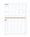 A-Journal Family Calendar - Flow Blue - A4