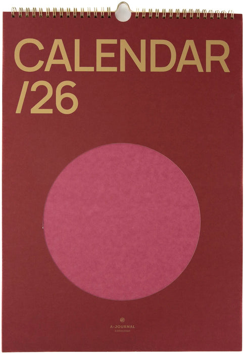 A-Journal Wall Calendar 2026 - A3