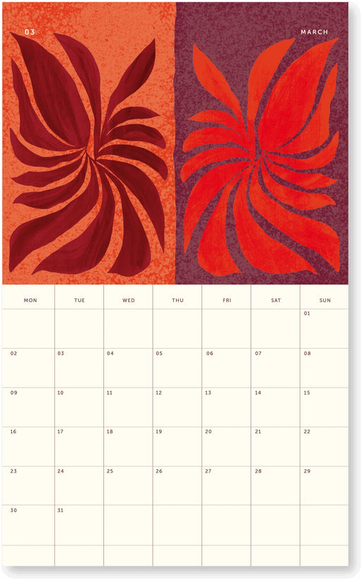 A-Journal Wall Calendar 2026 - Arty