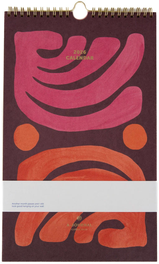 A-Journal Wall Calendar 2026 - Arty