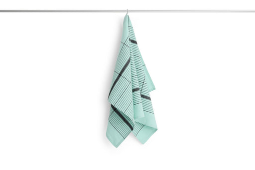 HAY Linear Tea Towel - Turquoise