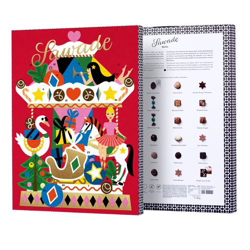 Sawade Adventskalender Karussell - Alkoholfrei - 320 g