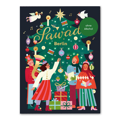 Sawade Adventskalender Tannenbaum - Alkoholfrei - 320 g