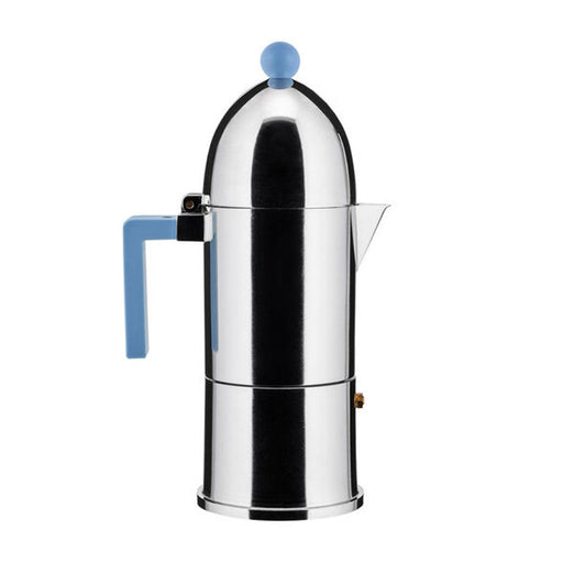 Alessi Espressokanne "La Cupola" Induktion - 6Tassen - Blau