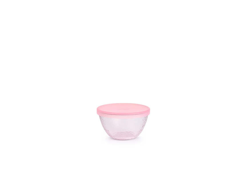 Alessi Fresco Frischhaltebehälter aus Glas by David Chipperfield - Rosa - 28 cl