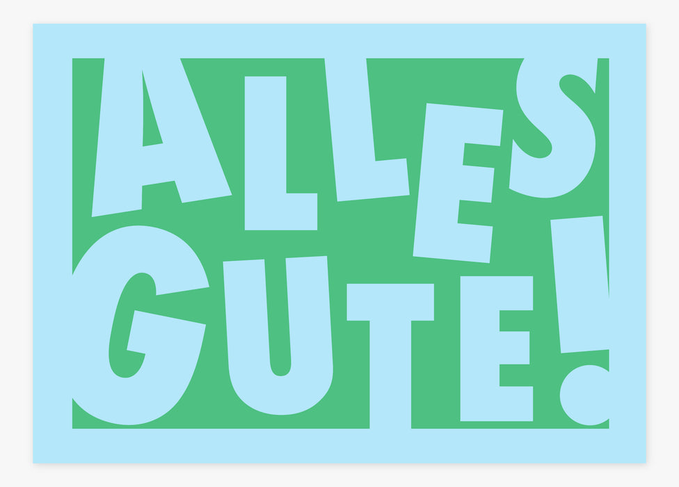 Postkarte - Alles Gute