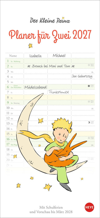 Athesia Der kleine Prinz Planer für zwei - 2027