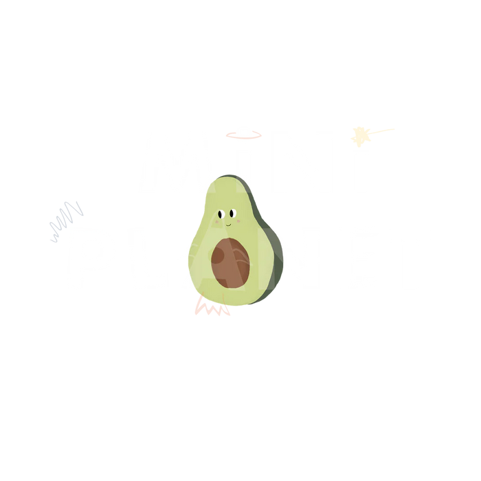 Bügelbild - Avocado Mini