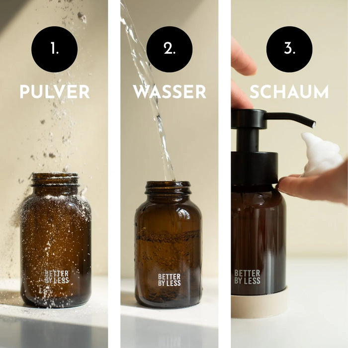 Better By Less Pulver Schaumseife / Handseife - Woody Spirit 