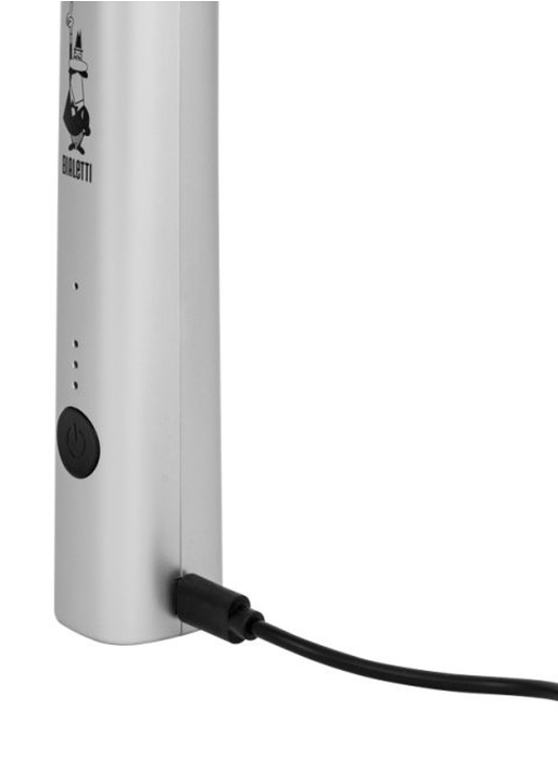 Stab-Milchaufschäumer "Montalatte" mit zwei Aufsätzen und USB-Anschluss