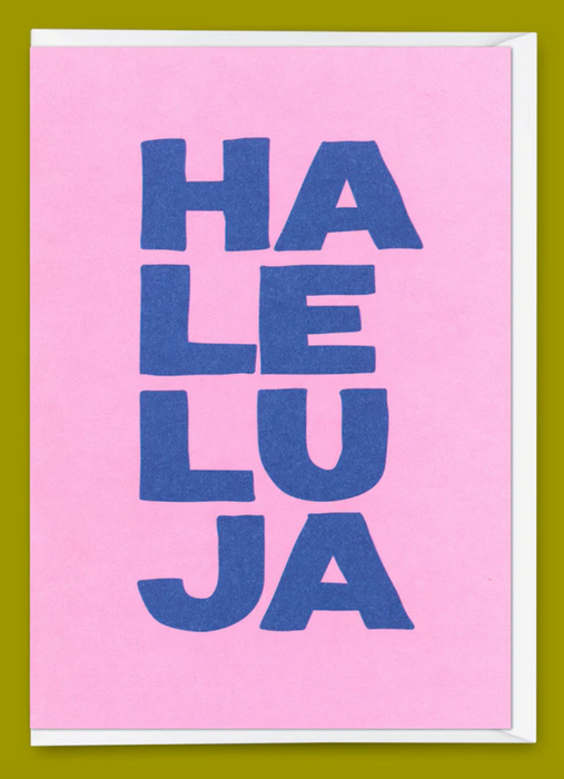 Grußkarte Haleluja