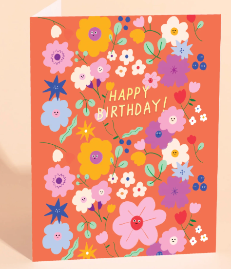 Grußkarte Geburtstag - Birthday Buds 1973 by Carolyn Suzuki